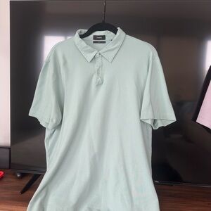 Theory Men's Mint Polo Shirt